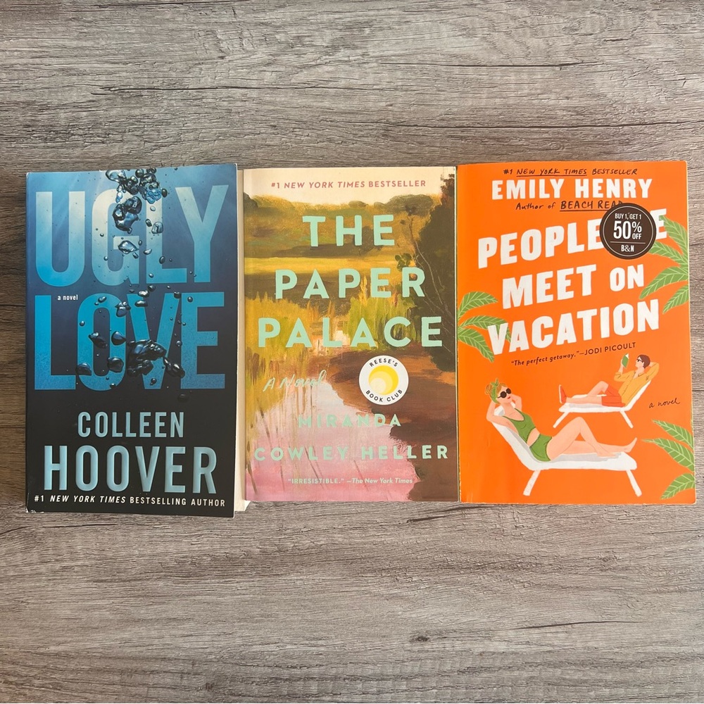 Popular Book Bundle. Ugly Love, the Paper Palace, People We Meet on Vacation